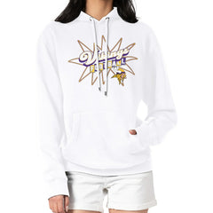 Minnesota Vikings Starter Women's Drive-In Sign Pullover Hoodie - White online
