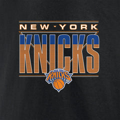 New York Knicks Striped T-Shirt - Black outlet