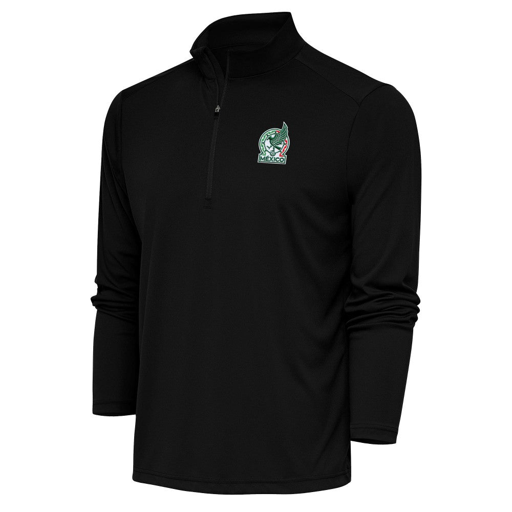 Mexico National Team Antigua Statement Quarter-Zip Pullover - Black outlet