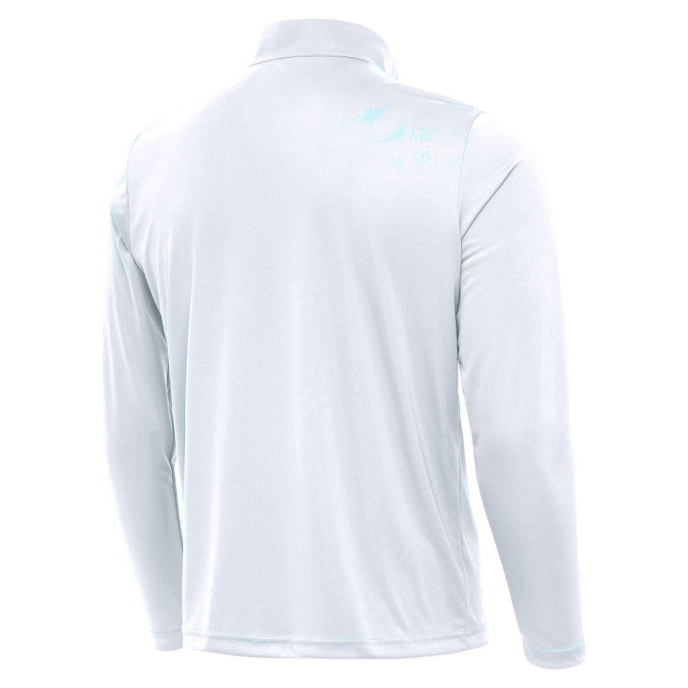 Mexico National Team Antigua Statement Quarter-Zip Pullover - White discount