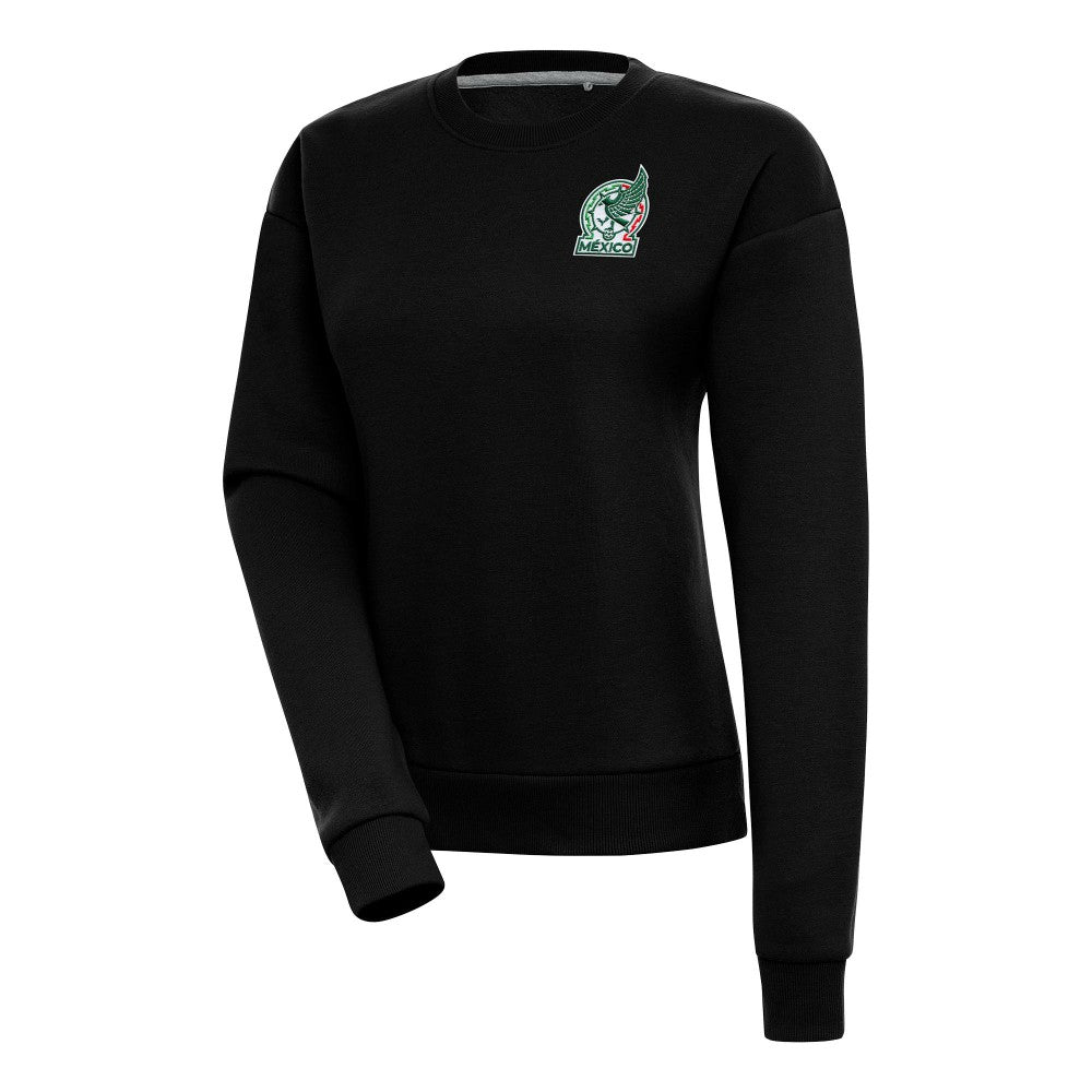 Mexico National Team Antigua Women's Takeover Pullover Sweatshirt - Black online