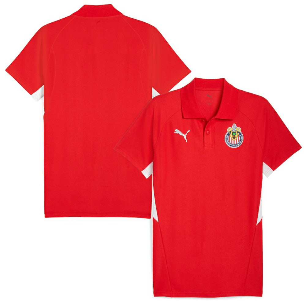 Chivas 25/26 Evostripe Polo - Red outlet
