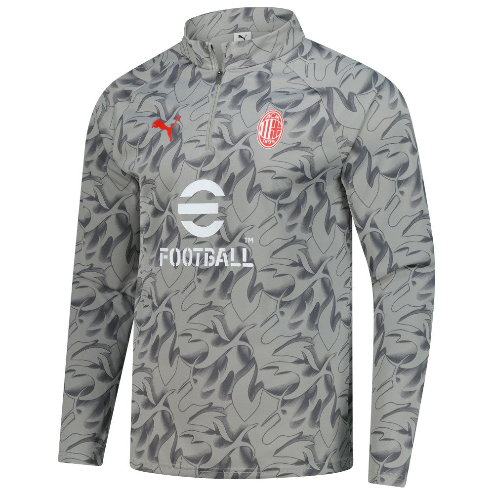 AC Milan 2025/26 Pre-Match dryCell Quarter-Zip Top - Gray sale