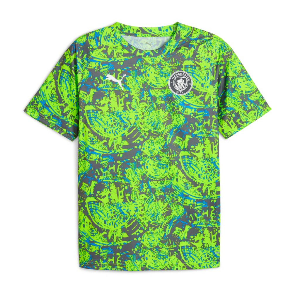 Manchester City 2025/26 Pre-Match Training Jersey - Green sale