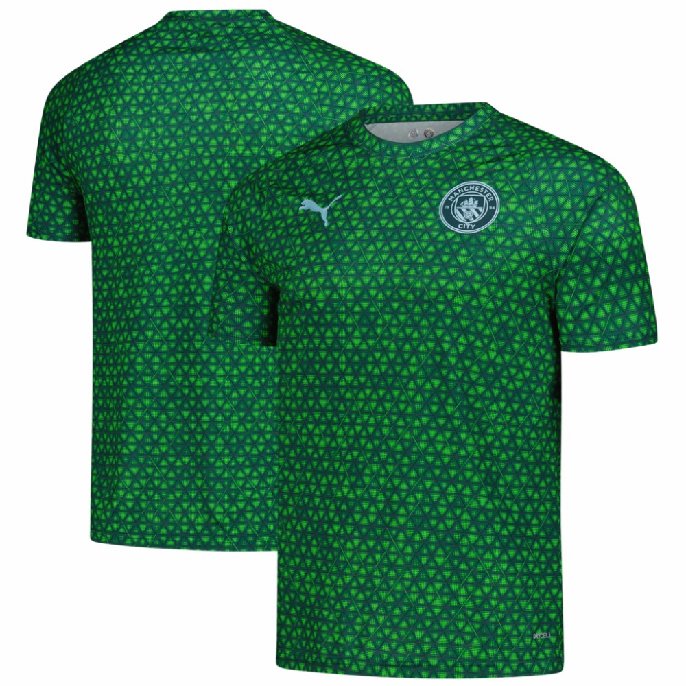Manchester City 2025/26 Pre-Match Training Jersey - Green sale