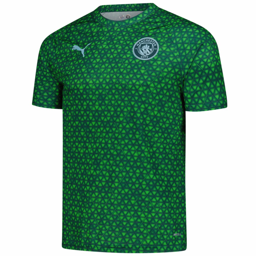 Manchester City 2025/26 Pre-Match Training Jersey - Green sale