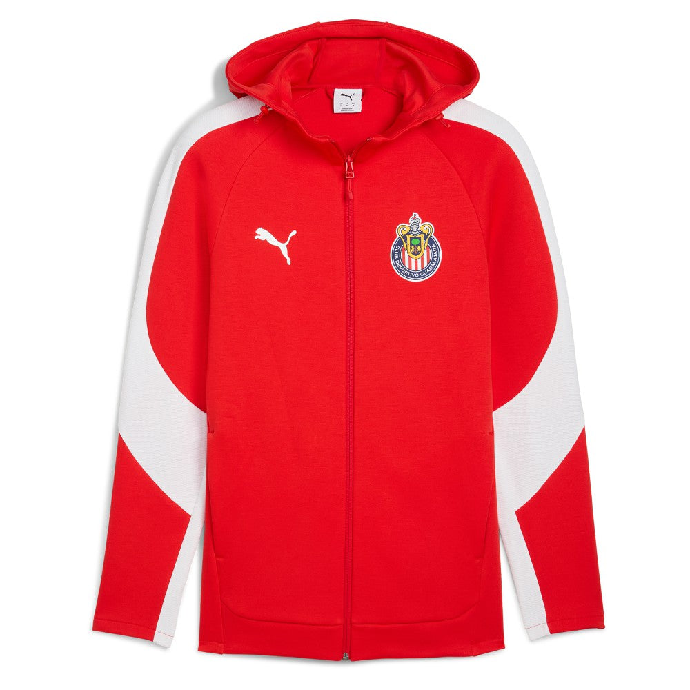 Chivas Evostripe Raglan Full-Zip Hooded Jacket - Red sale