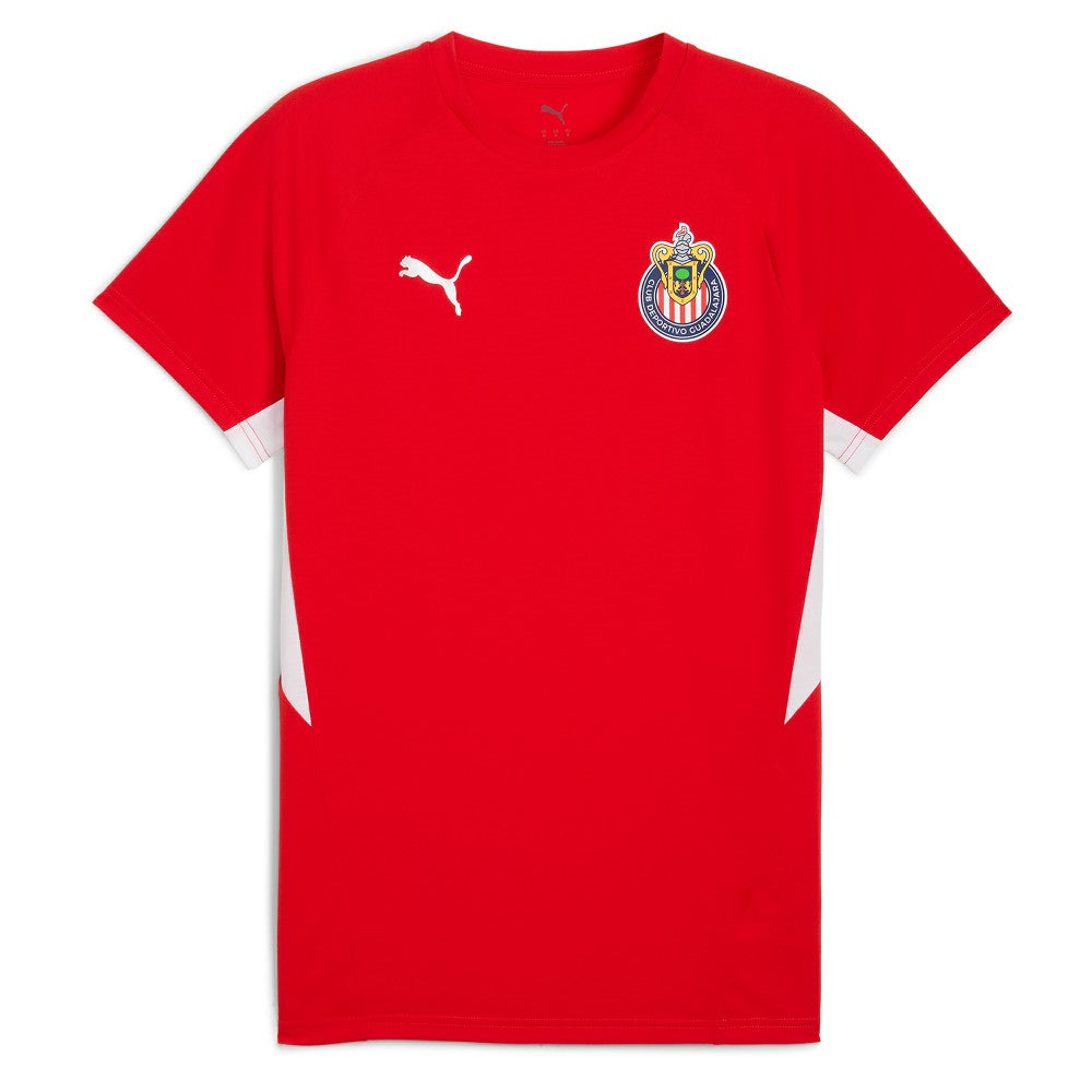 Chivas 2025/26 Evostripe Raglan T-Shirt - Red for sale