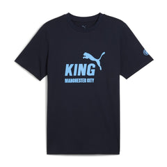 Manchester City 2025/26 King Logo T-Shirt - Navy discount