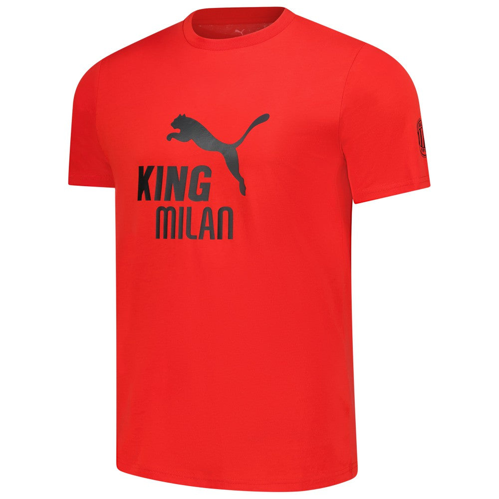 AC Milan 2025/26 King Logo T-Shirt - Red discount