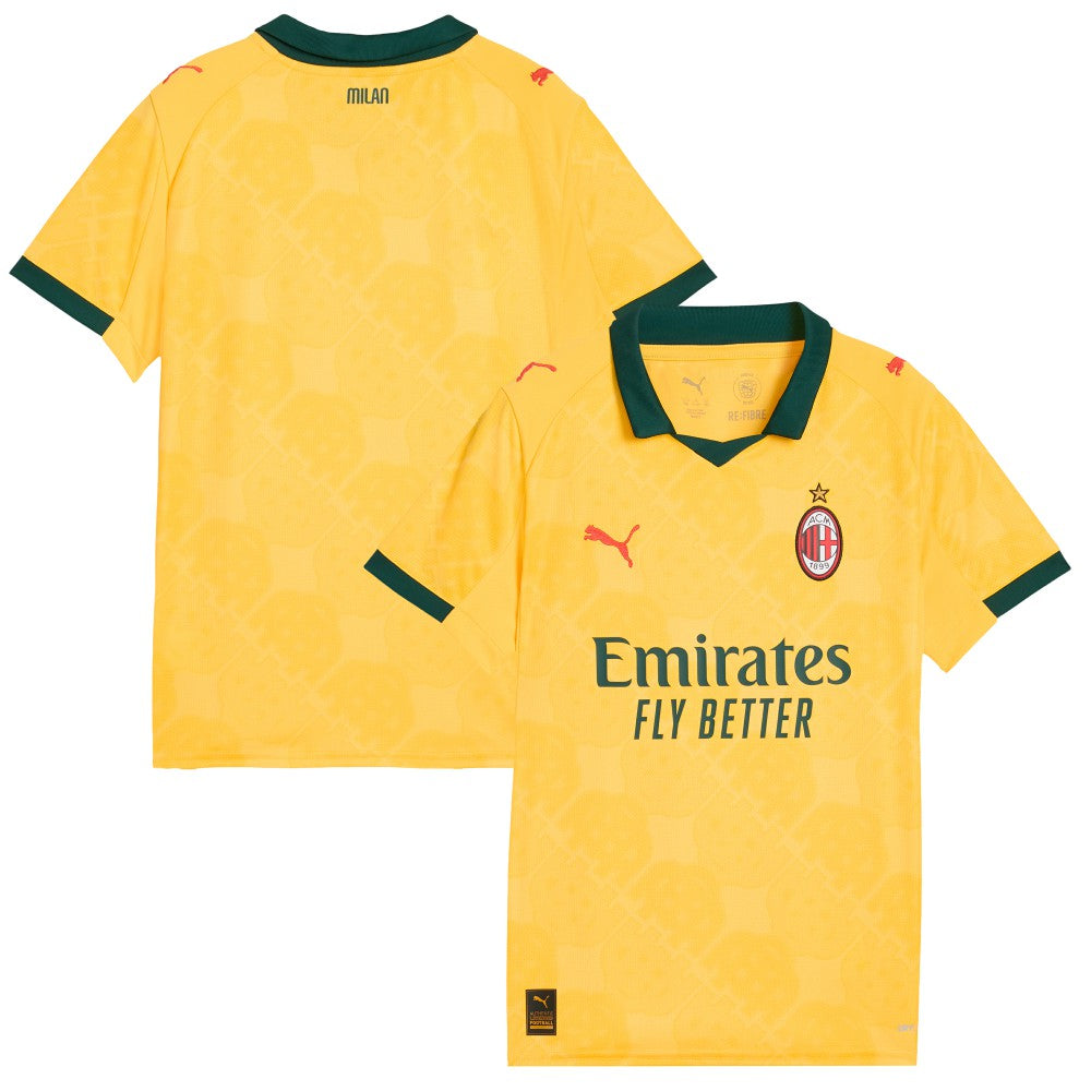 AC Milan Youth 2025/26 Third Replica Jersey - Yellow discount