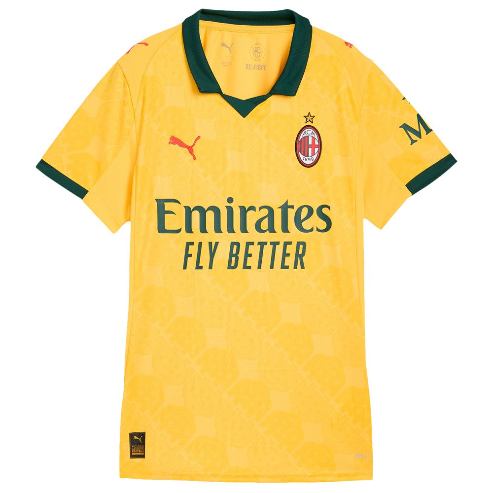 AC Milan Women's 2025/26 Third Replica Jersey - Yellow on sale