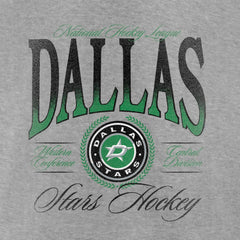 Dallas Stars Women's Retro Script V-Neck T-Shirt - Gray T-shirts