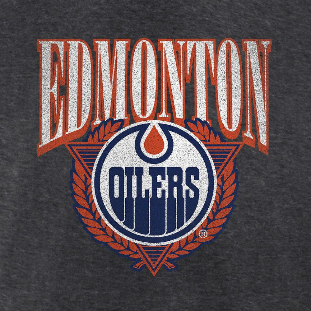 Edmonton Oilers Retro Seal T-Shirt - Charcoal T-shirts