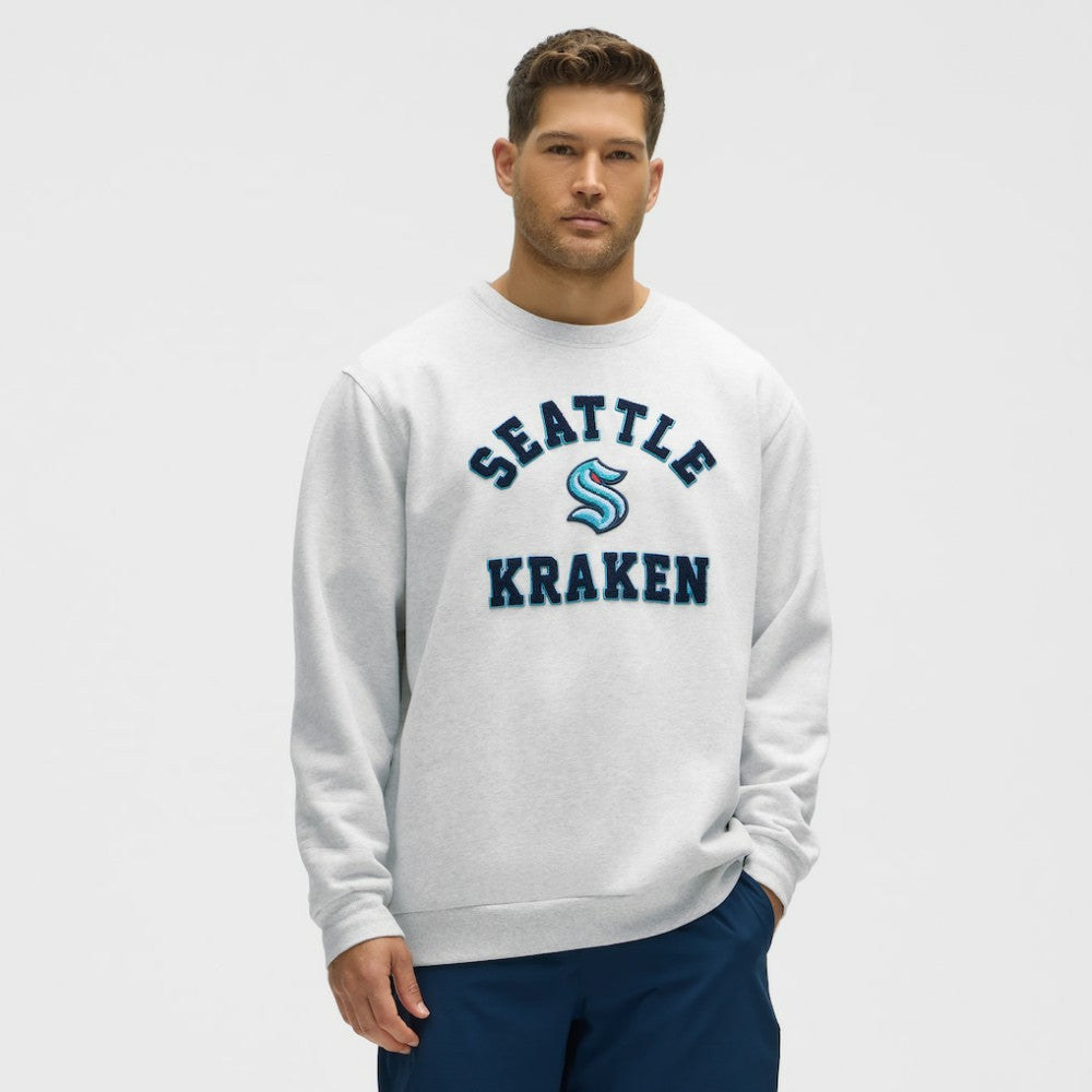 Seattle Kraken lululemon Steady State Crew - Heathered Core Ultra Light Grey