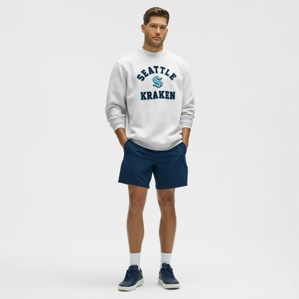 Seattle Kraken lululemon Steady State Crew - Heathered Core Ultra Light Grey