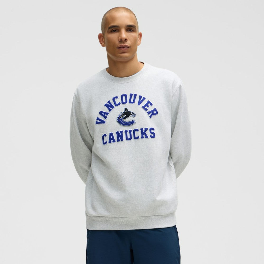 Vancouver Canucks lululemon Steady State Crew - Heathered Core Ultra Light Grey