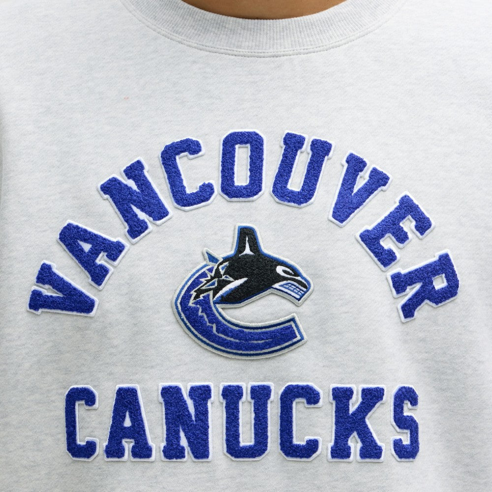 Vancouver Canucks lululemon Steady State Crew - Heathered Core Ultra Light Grey