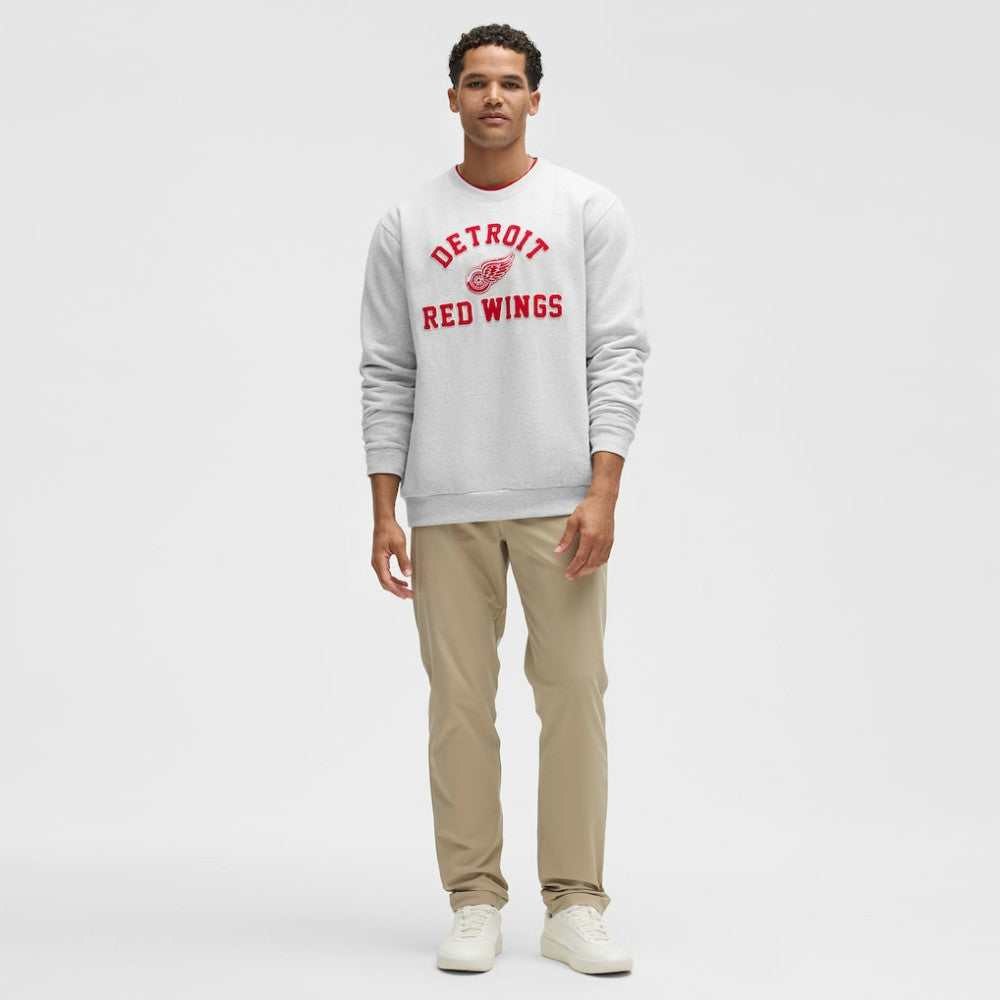 Detroit Red Wings lululemon Steady State Crew - Heathered Core Ultra Light Grey