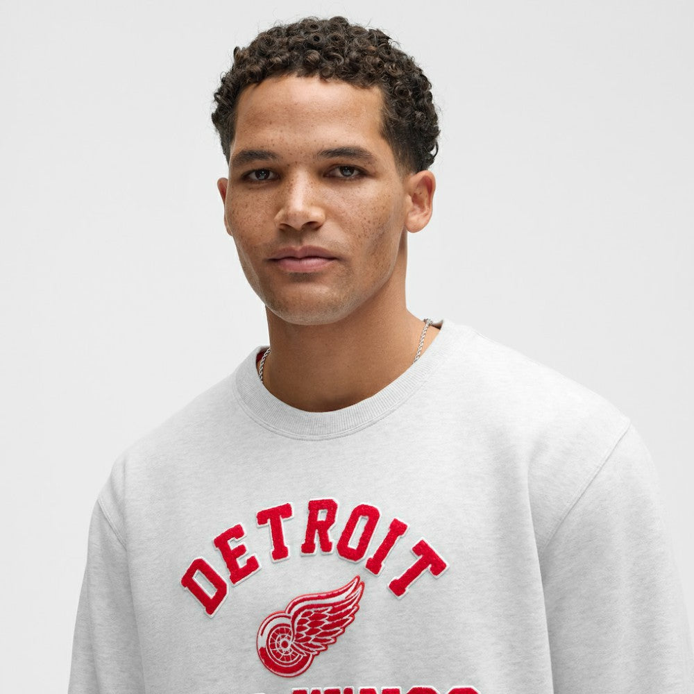 Detroit Red Wings lululemon Steady State Crew - Heathered Core Ultra Light Grey