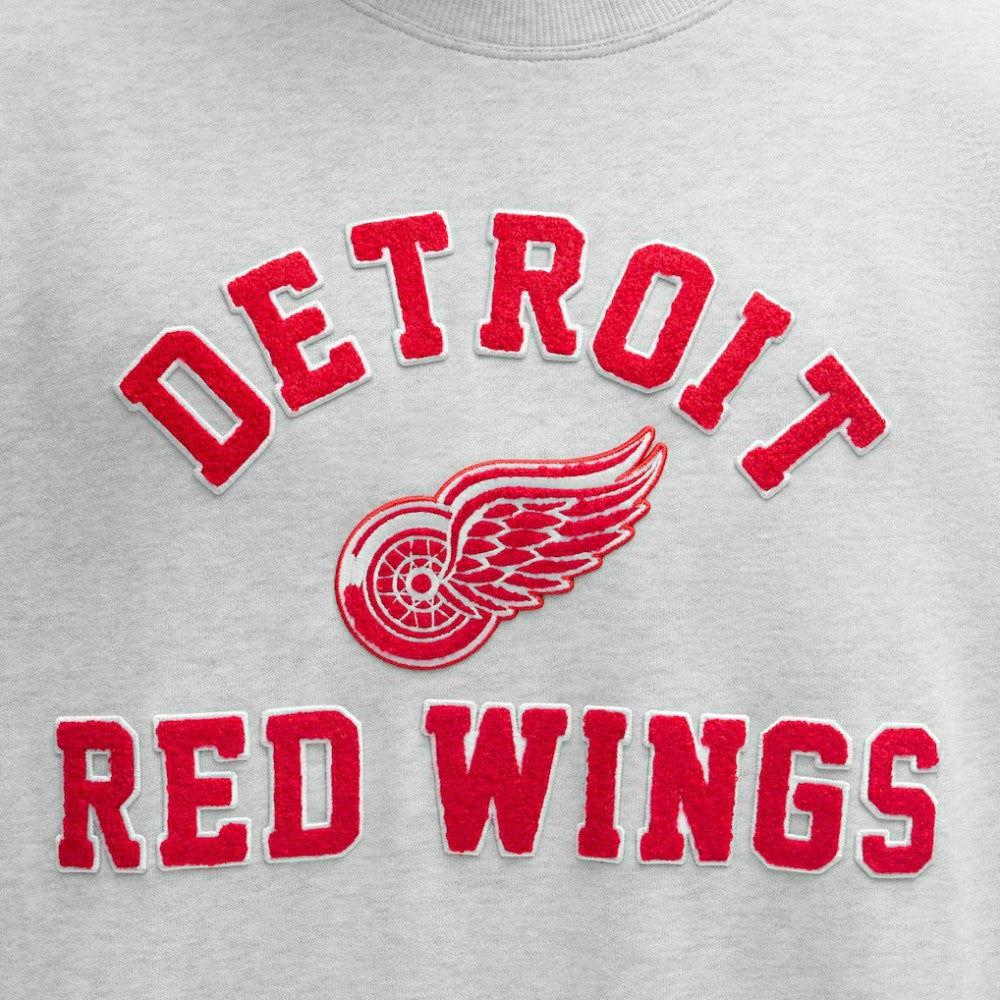 Detroit Red Wings lululemon Steady State Crew - Heathered Core Ultra Light Grey