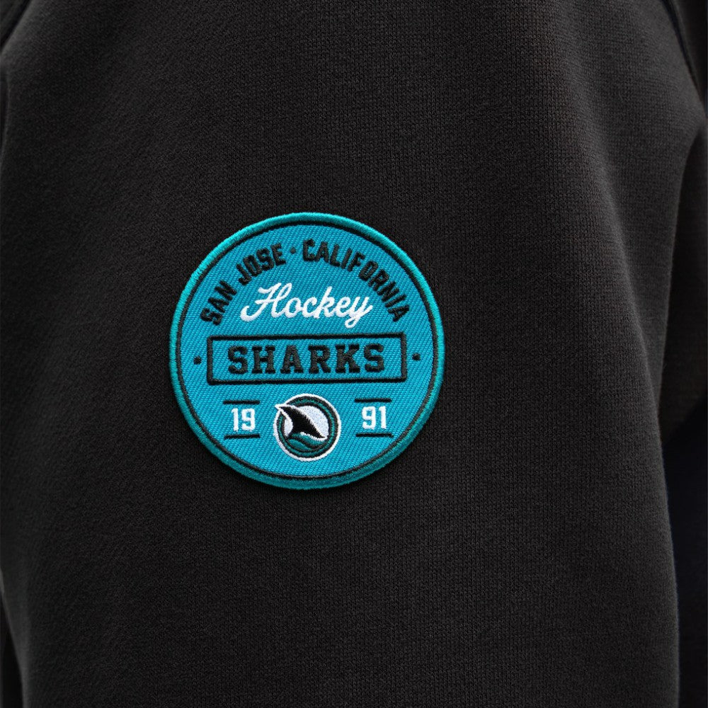 San Jose Sharks lululemon Steady State Pullover Hoodie - Black Hoodies