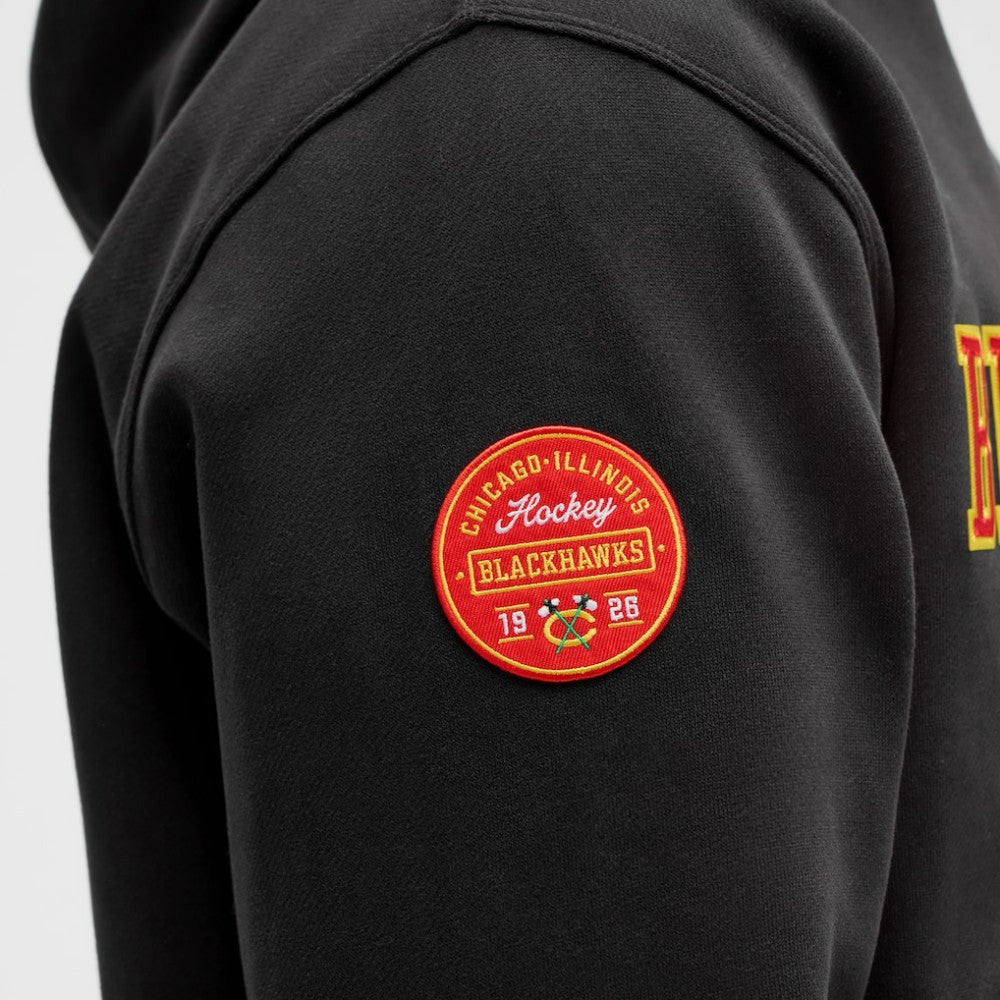 Chicago Blackhawks lululemon Steady State Pullover Hoodie - Black Hoodies