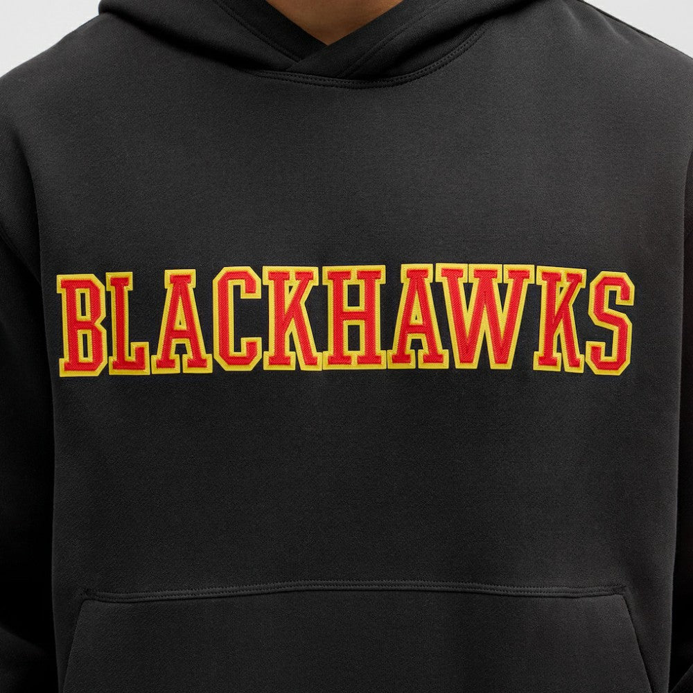 Chicago Blackhawks lululemon Steady State Pullover Hoodie - Black Hoodies