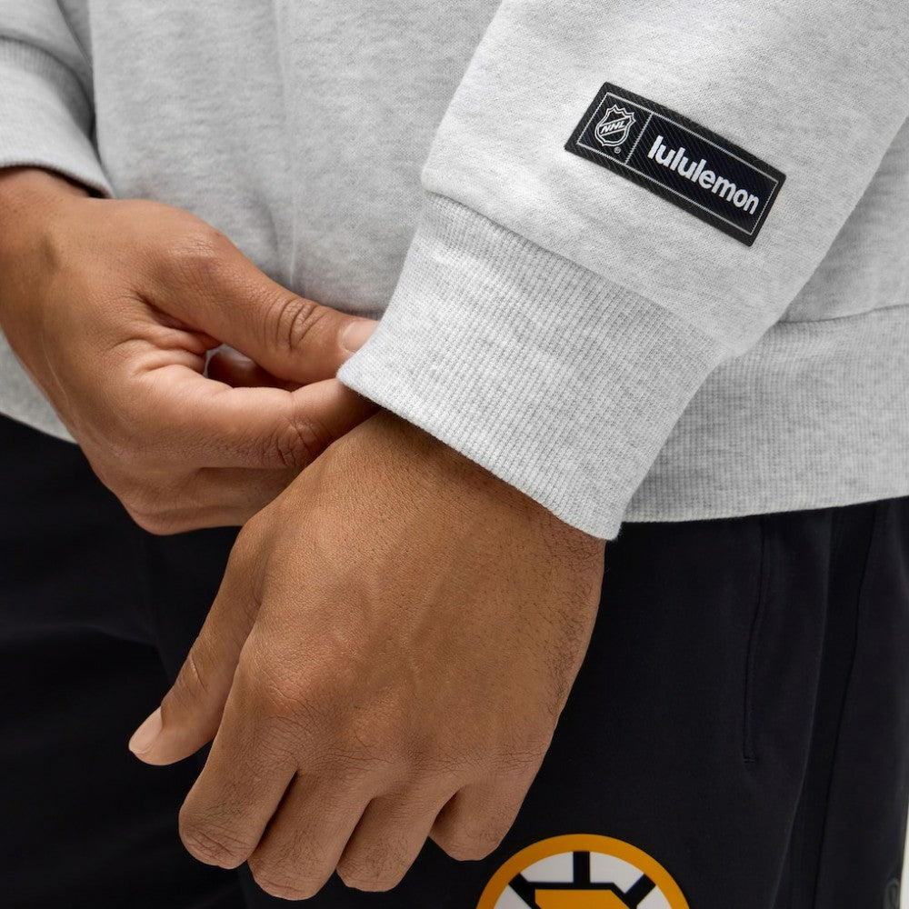 Boston Bruins lululemon Steady State Pullover Hoodie - Heathered Core Ultra Light Grey Hoodies
