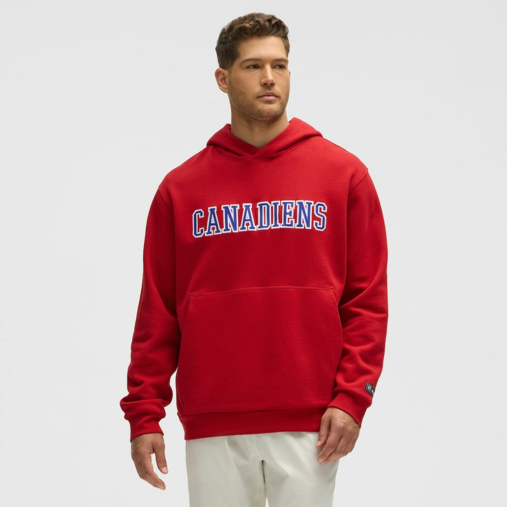 Montreal Canadiens lululemon Steady State Pullover Hoodie - College Crimson Hoodies