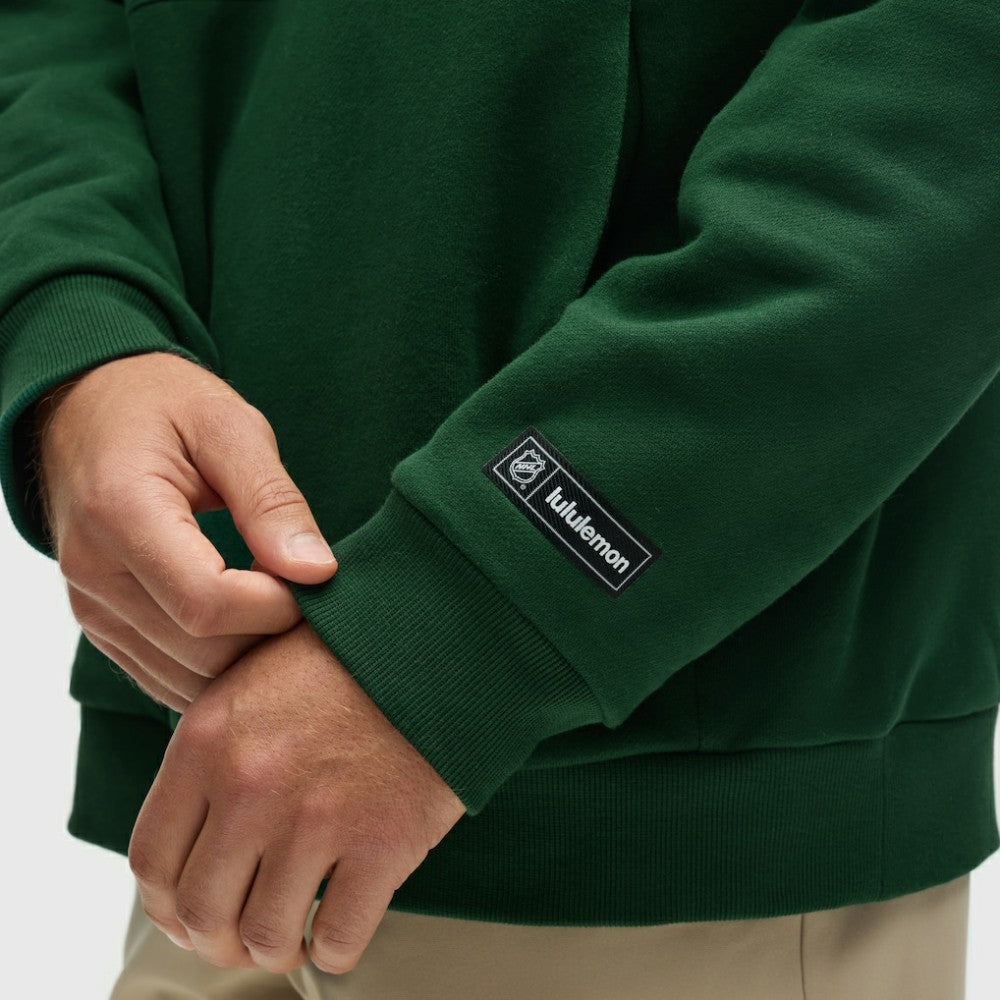 Minnesota Wild lululemon Steady State Pullover Hoodie - Green Hoodies