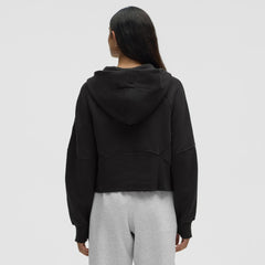 Anaheim Ducks lululemon Women's Scuba Oversized Half-Zip Hoodie - Black Hoodies