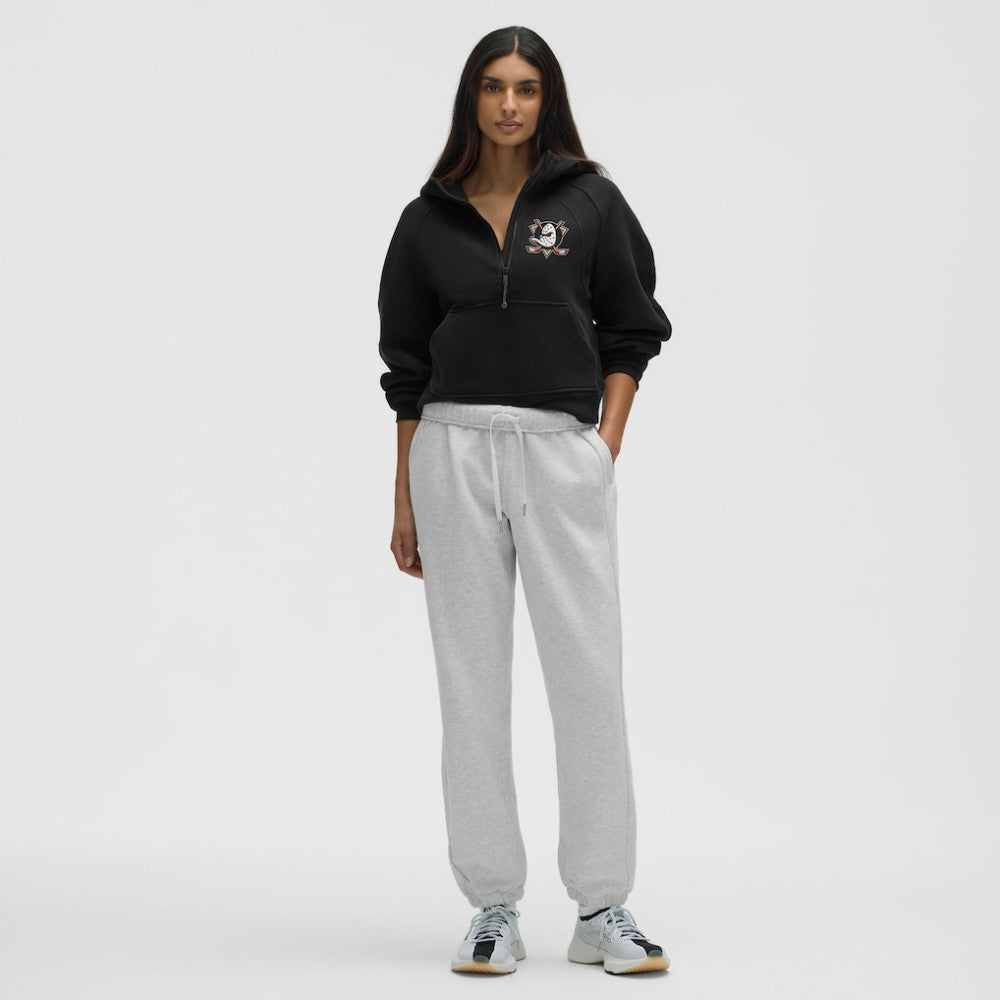 Anaheim Ducks lululemon Women's Scuba Oversized Half-Zip Hoodie - Black Hoodies