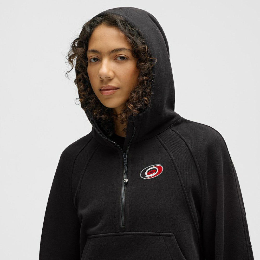 Carolina Hurricanes lululemon Women's Scuba Oversized Half-Zip Hoodie - Black Hoodies