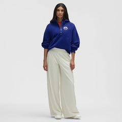 Edmonton Oilers lululemon Women's Scuba Oversized Half-Zip Hoodie - Larkspur Hoodies
