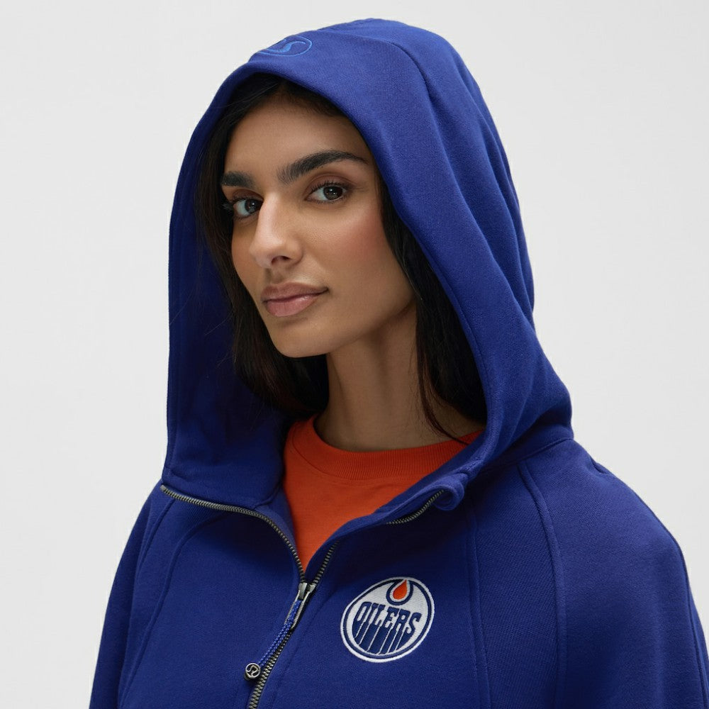 Edmonton Oilers lululemon Women's Scuba Oversized Half-Zip Hoodie - Larkspur Hoodies