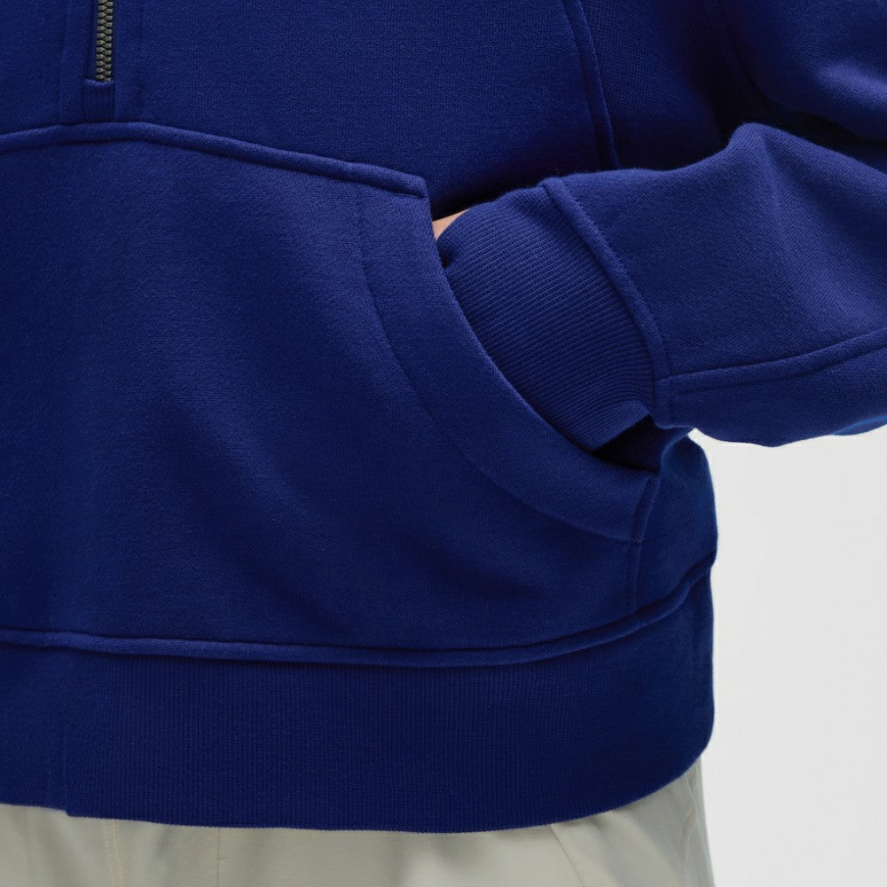 Edmonton Oilers lululemon Women's Scuba Oversized Half-Zip Hoodie - Larkspur Hoodies