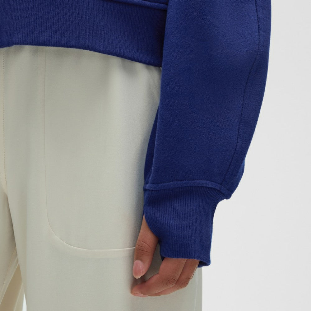 Edmonton Oilers lululemon Women's Scuba Oversized Half-Zip Hoodie - Larkspur Hoodies