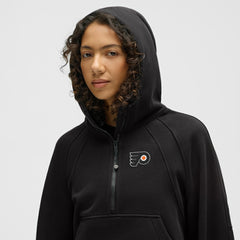 Philadelphia Flyers lululemon Women's Scuba Oversized Half-Zip Hoodie - Black Hoodies