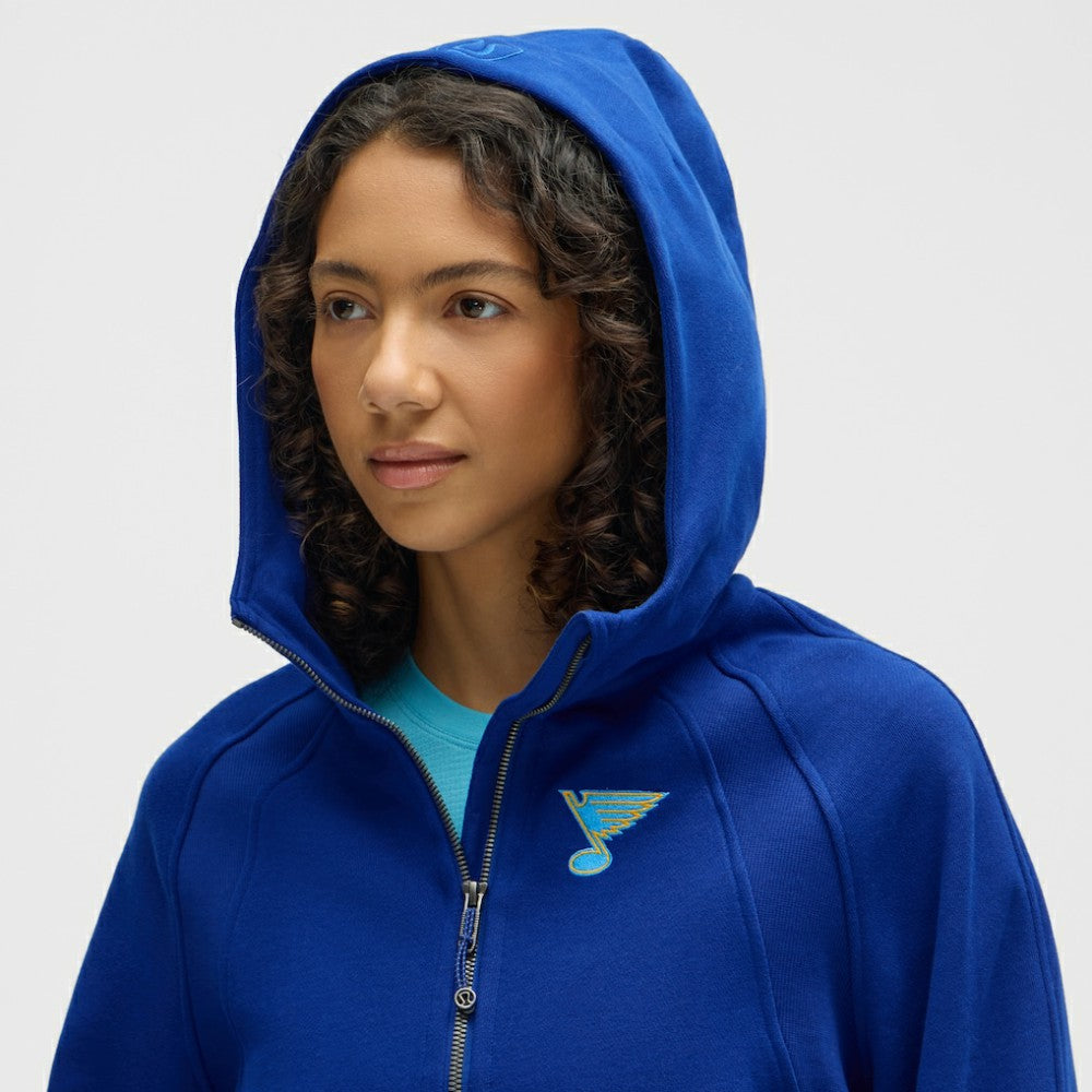 St. Louis Blues lululemon Women's Scuba Oversized Half-Zip Hoodie - College Cobalt Hoodies