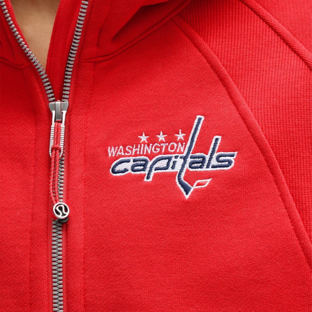 Washington Capitals lululemon Women's Scuba Oversized Half-Zip Hoodie - True Red Hoodies