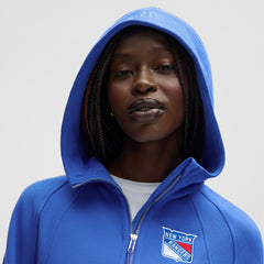 New York Rangers lululemon Women's Scuba Oversized Half-Zip Hoodie - Blue Hoodies