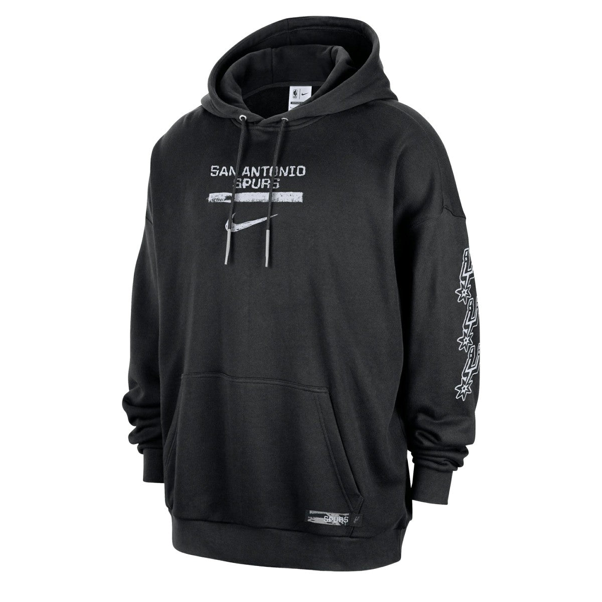San Antonio Spurs Courtside Club Premium Hoodie - Black outlet