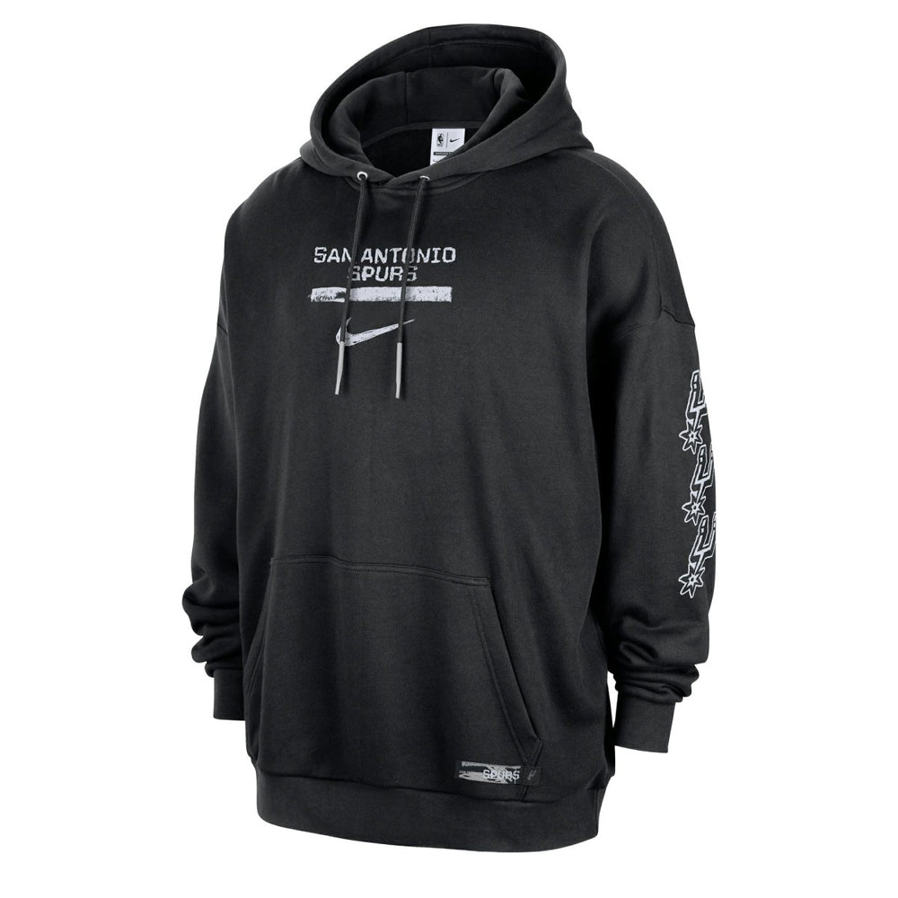 San Antonio Spurs Courtside Club Premium Hoodie - Black outlet