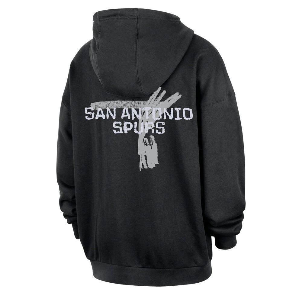 San Antonio Spurs Courtside Club Premium Hoodie - Black outlet