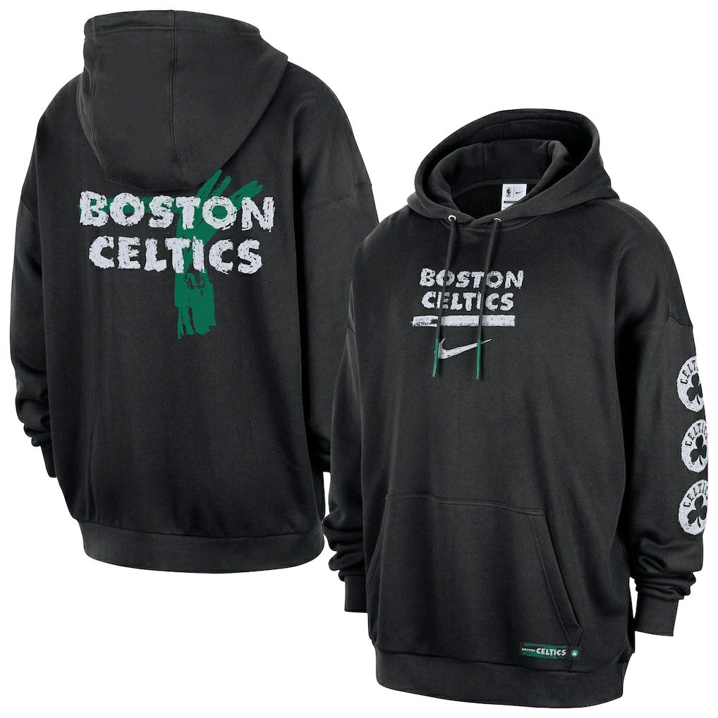 Boston Celtics Courtside Club Premium Hoodie - Black sale