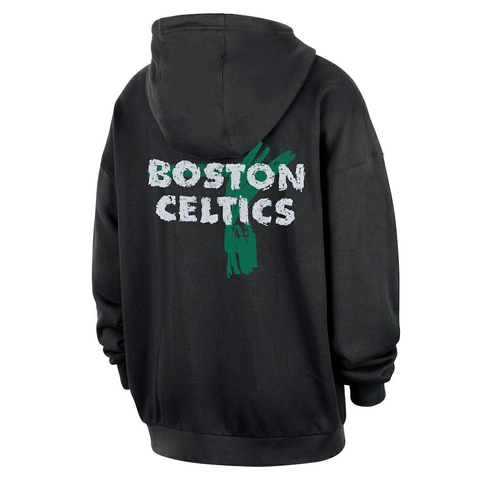 Boston Celtics Courtside Club Premium Hoodie - Black sale