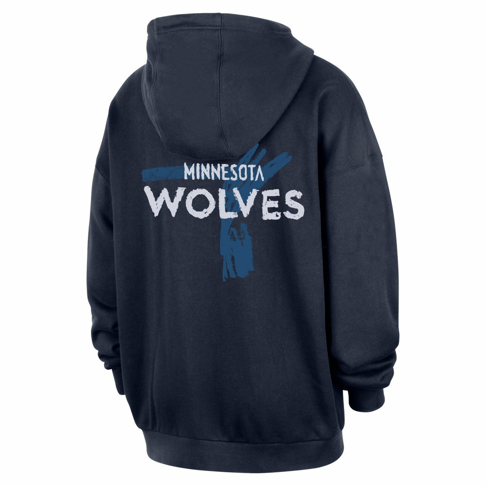 Minnesota Timberwolves Courtside Club Premium Hoodie - Navy online