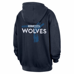 Minnesota Timberwolves Courtside Club Premium Hoodie - Navy online