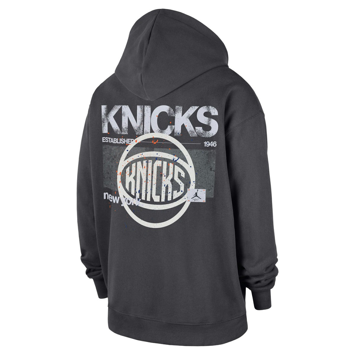 New York Knicks Jordan Brand Statement Jumpman Flight Premiere Hoodie - Anthracite sale